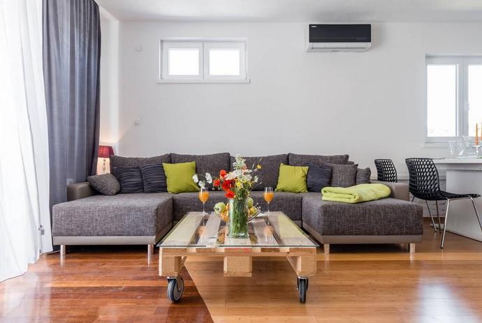 Luxury Apartment With Private Heated Pool Szybenik Zewnętrze zdjęcie