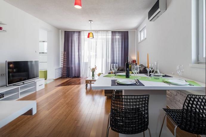 Luxury Apartment With Private Heated Pool Szybenik Zewnętrze zdjęcie